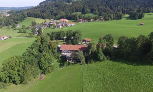 Der Bucherhof von oben